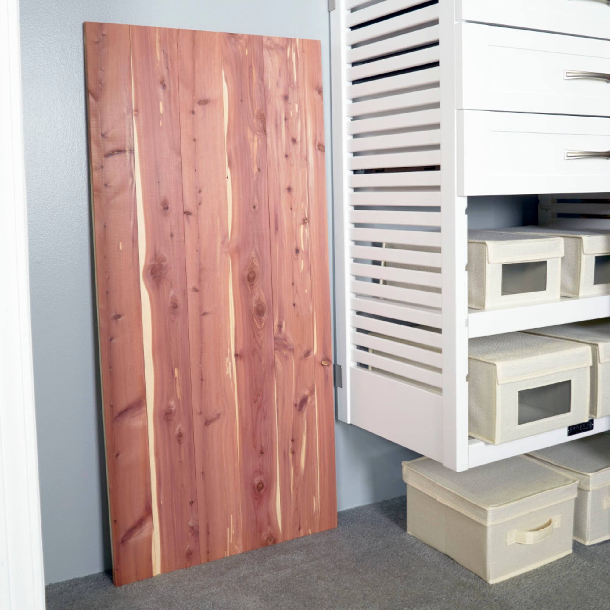 Household Essentials Cedar Fresh 42" x 20" Cedar Panels for Closet, 2ct.